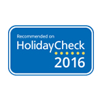 HolidayCheck Recommended 2016